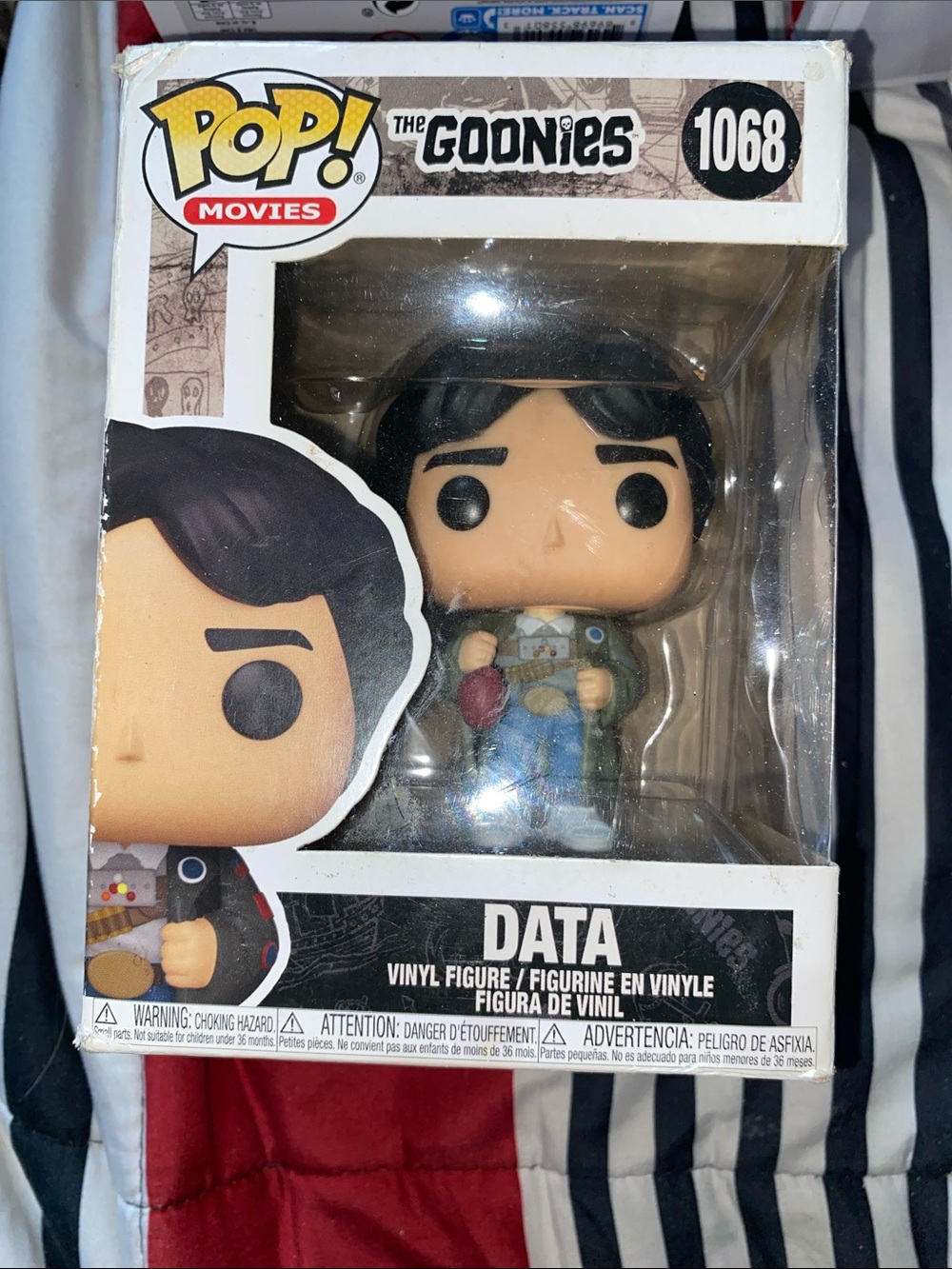 Funko Pop! The Goonies Data Vinyl Figure - Black, Tan, Blue